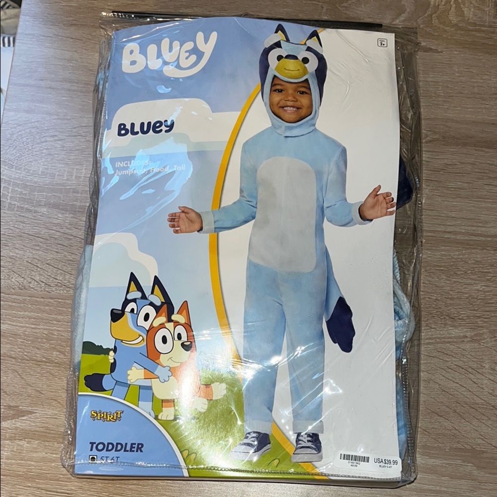 Spirit Bluey Kids Costume. 5T/6T